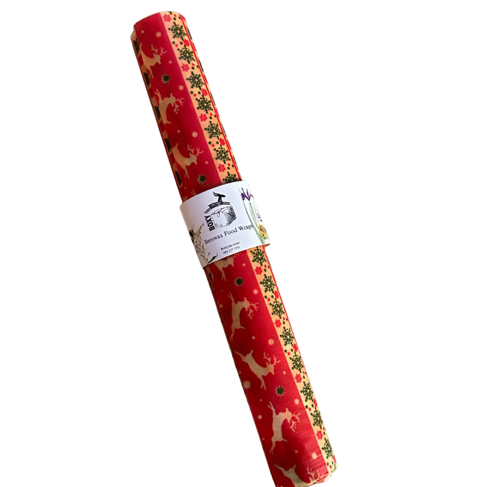 Beeswax Food Wrap Roll: Christmas Time